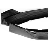 For 2013-2014 Cadillac ATS GT-Style Carbon Look Front Bumper Body Splitter Spoiler Lip 3PCS