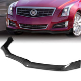For 2013-2014 Cadillac ATS GT-Style Carbon Look Front Bumper Body Splitter Spoiler Lip 3PCS
