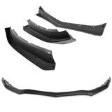 For 2013-2014 Cadillac ATS GT-Style Matte Black Front Bumper Body Splitter Spoiler Lip 3PCS