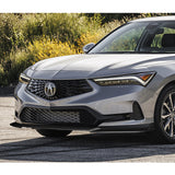 For 2023-2025 Acura Integra TR-Style Carbon Painted Front Bumper Lip Spoiler 3PCS