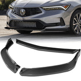 For 2023-2025 Acura Integra TR-Style Carbon Painted Front Bumper Lip Spoiler 3PCS