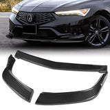 For 2023-2025 Acura Integra TR-Style Carbon Fiber Front Bumper Lip Spoiler 3PCS