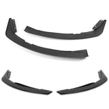 TS-Style For 2021 - 2025 Acura TLX Front Bumper Splitter Spoiler Lip 2-PCS -Painted Black