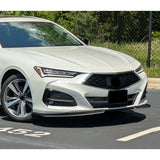 TS-Style For 2021 - 2025 Acura TLX Front Bumper Splitter Spoiler Lip 2-PCS -Unpainted Matte Black