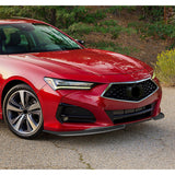 TS-Style For 2021 - 2025 Acura TLX Front Bumper Splitter Spoiler Lip 2-PCS -Unpainted Matte Black