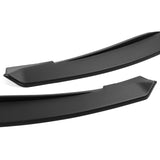 TS-Style For 2021 - 2025 Acura TLX Front Bumper Splitter Spoiler Lip 2-PCS -Unpainted Matte Black