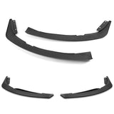TS-Style For 2021 - 2025 Acura TLX Front Bumper Splitter Spoiler Lip 2-PCS -Unpainted Matte Black