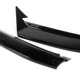 For 2023-2024 Honda Accord Painted Black Front Bumper Body Splitter Spoiler Lip 3PCS