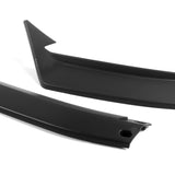 For 2023-2024 Honda Accord Matte Black Front Bumper Body Splitter Spoiler Lip 3PCS