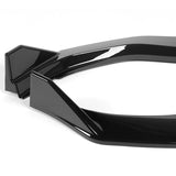 For 2023-2025 BMW 3-Series G20 Base GT-Style Painted Black Front Bumper Body Splitter Spoiler Lip 3PCS
