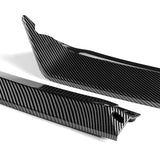 For 2023-2025 BMW 3-Series G20 Base GT-Style Carbon Look Front Bumper Body Splitter Spoiler Lip 3PCS