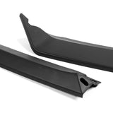 For 2023-2025 BMW 3-Series G20 Base GT-Style Unpainted Matte Black Front Bumper Body Splitter Spoiler Lip 3PCS