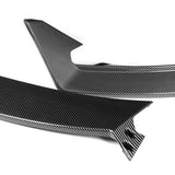 For 2024-2025 Tesla Model 3 Sedan Carbon Look Front Bumper Body Splitter Spoiler Lip 3PCS