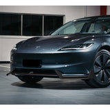 For 2024-2025 Tesla Model 3 Sedan Carbon Look Front Bumper Body Splitter Spoiler Lip 3PCS