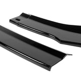 For 2021-2025 BMW M3 M4 G80 G82 G83 Painted Black Front Bumper Body Splitter Spoiler Lip 3PCS