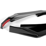 For 2021-2025 BMW M3 M4 G80 G82 G83 Painted Black Front Bumper Body Splitter Spoiler Lip 3PCS