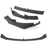 For 2021-2025 BMW M3 M4 G80 G82 G83 Painted Black Front Bumper Body Splitter Spoiler Lip 3PCS