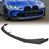 For 2021-2025 BMW M3 M4 G80 G82 G83 Matte Black Front Bumper Body Splitter Spoiler Lip 3PCS