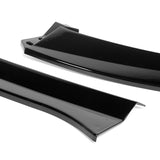 For 2023-2025 Nissan Z 400Z NS-Style Painted Black Front Bumper Body Splitter Spoiler Lip 3PCS