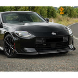 For 2023-2025 Nissan Z 400Z NS-Style Painted Black Front Bumper Body Splitter Spoiler Lip 3PCS