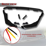 For 2025 - 2026 Toyota Camry SE XSE Front Bumper Splitter Spoiler Lip 3PCS With LED Sequential Running Lights -Painted Black