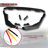 For 2025 - 2026 Toyota Camry SE XSE Front Bumper Splitter Spoiler Lip 3PCS With LED Sequential Running Lights -Unpainted Matte Black