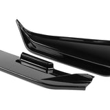 For 2025 - 2026 Toyota Camry SE XSE Front Bumper Splitter Spoiler Lip 3PCS -Painted Black