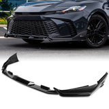 For 2025 - 2026 Toyota Camry SE XSE Front Bumper Splitter Spoiler Lip 3PCS -Painted Black
