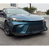 For 2025 - 2026 Toyota Camry SE XSE Front Bumper Splitter Spoiler Lip 3PCS -Carbon Fiber Look