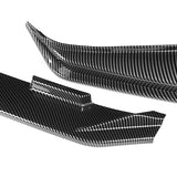 For 2025 - 2026 Toyota Camry SE XSE Front Bumper Splitter Spoiler Lip 3PCS -Carbon Fiber Look