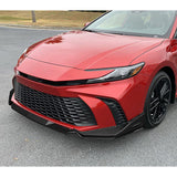 For 2025 - 2026 Toyota Camry SE XSE Front Bumper Splitter Spoiler Lip 3PCS -Carbon Fiber Look
