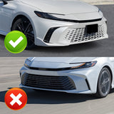 For 2025 - 2026 Toyota Camry SE XSE Front Bumper Splitter Spoiler Lip 3PCS -Unpainted Matte Black