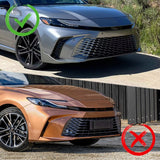 For 2025 - 2026 Toyota Camry SE XSE Front Bumper Splitter Spoiler Lip 3PCS With LED Sequential Running Lights -Painted Black