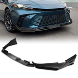 For 2025 - 2026 Toyota Camry SE XSE Front Bumper Splitter Spoiler Lip 3PCS -Unpainted Matte Black