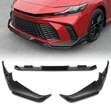 For 2025 - 2026 Toyota Camry SE XSE Front Bumper Splitter Spoiler Lip 3PCS -Unpainted Matte Black