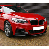 For 2014-2021 BMW 2-Series F22 F23 M-Sport 4pcs  Front Bumper Splitter Spoiler Lip