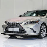 For 2019-2023 Lexus ES300h ES350 3-PCS Carbon Fiber Front Bumper Splitter Spoiler Lip