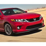 For 2013-2015 Honda Accord Coupe Carbon Look 3Pcs Front Bumper Splitter Spoiler Lip