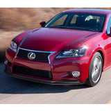 For 2013-2015 Lexus GS350 GS450h Base Carbon 3-pcs  Look Front Bumper Spoiler Lip