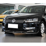 Select vehicle Picture 1 of 6 Hover to zoom Have one to sell? Sell now For 2012-2015 Volkswagen VW Passat Sedan Painted Black Front Bumper Spoiler Lip  3-pcs