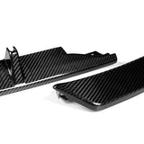 For 2008-2012 Audi A5 / Quattro Carbon Fiber Front Bumper Spoiler Splitter Lip  3-PCS