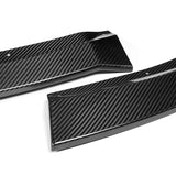 For 2015-2022 Dodge Charger SXT Carbon Fiber Front Bumper Body Splitter Spoiler Lip 3PCS