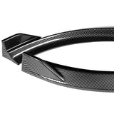 For 2010-2013 Kia Forte STP-Style Carbon Look Front Bumper Splitter Spoiler Lip  3-PCS