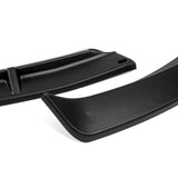 For 2010-2013 Kia Forte STP-Style Matt Black Front Bumper Splitter Spoiler Lip   3-PCS