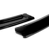 For 2011-2014 Chevrolet Cruze Painted Black Front Bumper Splitter Spoiler Lip  3-Pcs