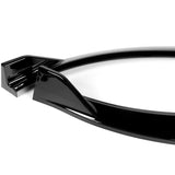 For 2011-2014 Chevrolet Cruze Painted Black Front Bumper Splitter Spoiler Lip  3-Pcs