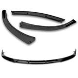 For 2011-2014 Chevrolet Cruze Painted Black Front Bumper Splitter Spoiler Lip  3-Pcs