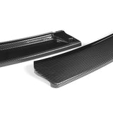 For 2011-2014 Chevrolet Cruze Carbon Painted Front Bumper Splitter Spoiler Lip  3-PCS