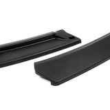 For 2011-2014 Chevrolet Cruze Matt Black Front Bumper Splitter Spoiler Lip 3-Pcs