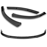 For 2011-2014 Chevrolet Cruze Matt Black Front Bumper Splitter Spoiler Lip 3-Pcs